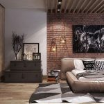 camera da letto stile industriale 2