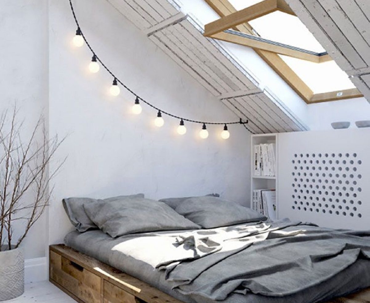 camera da letto stile nordico