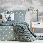 camera da letto stile nordico