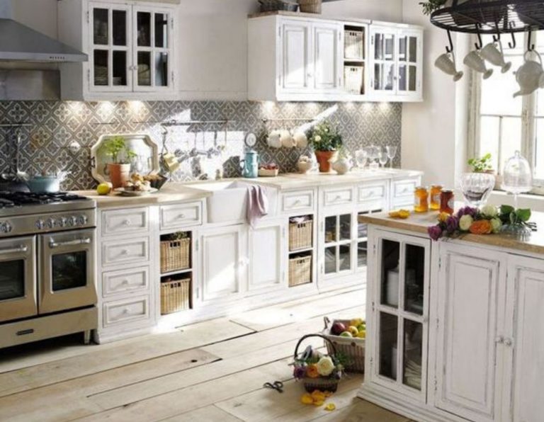 come arredare una cucina in stile shabby chic