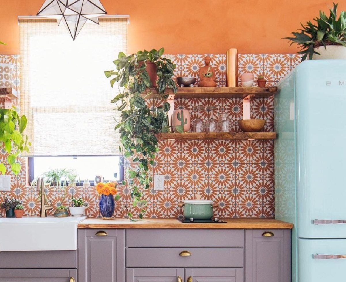 cucina in stile bohemien