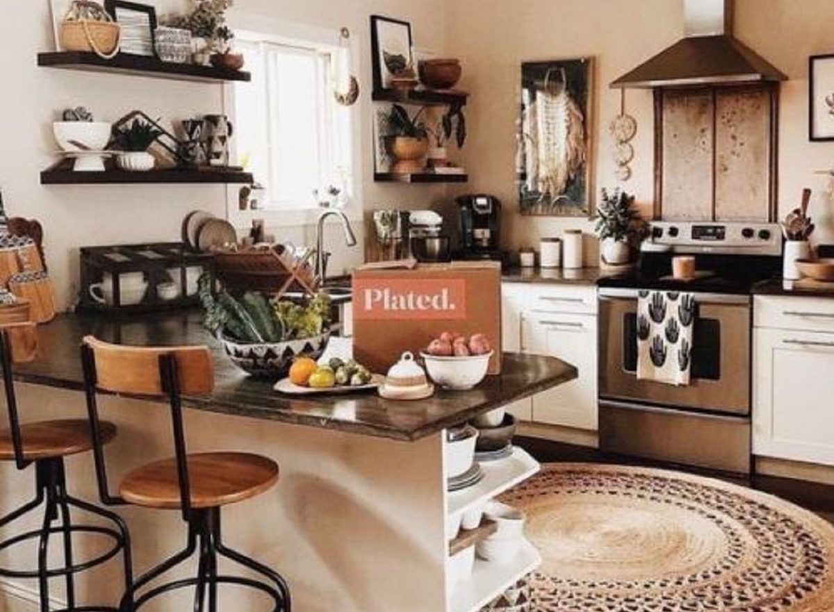 cucina in stile bohemien