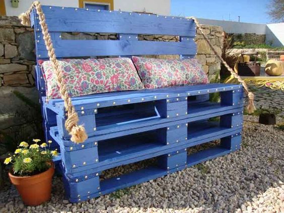 lettino in pallet