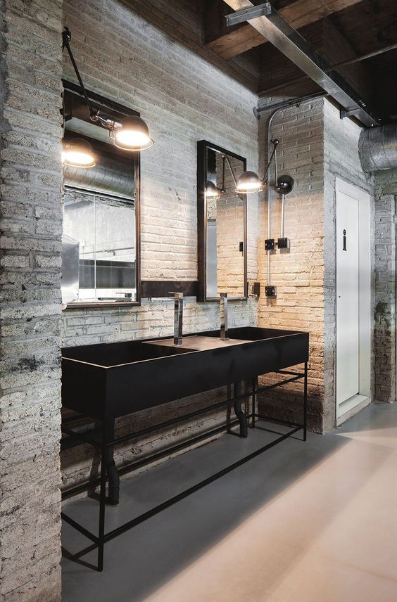 Bagno stile industriale