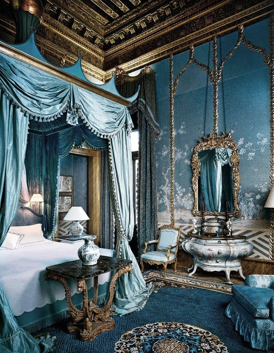 Camera da letto in stile veneziano antico