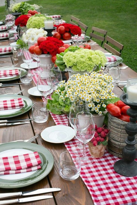 Come apparecchiare la tavola di Ferragosto