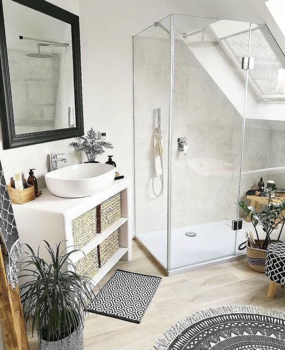 pavimento bagno boho