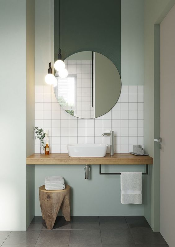 bagno verde menta