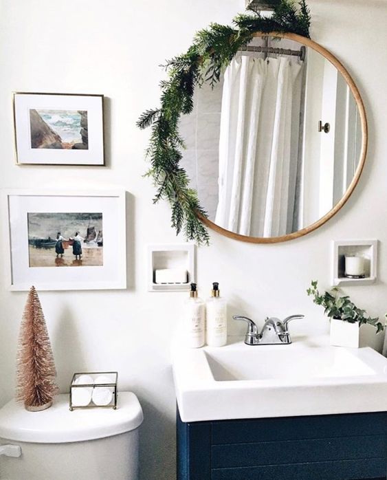 come decorare il bagno per natale 5