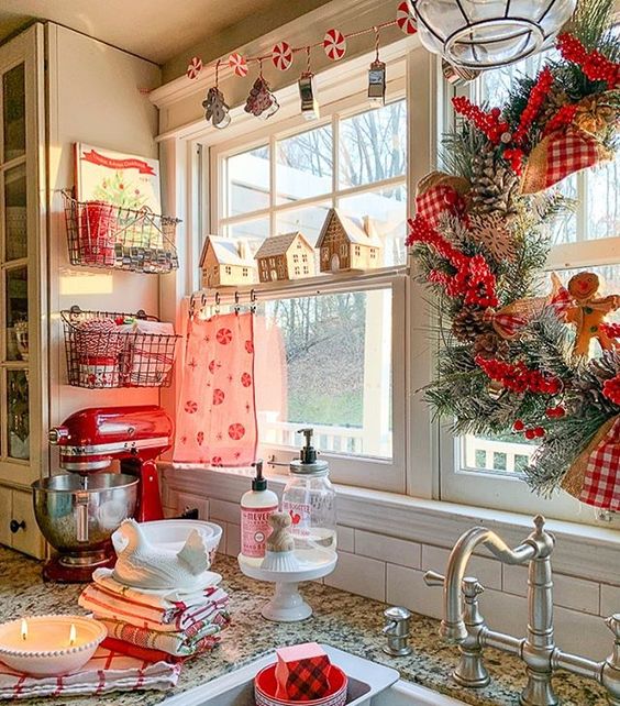 come decorare la cucina per natale 2