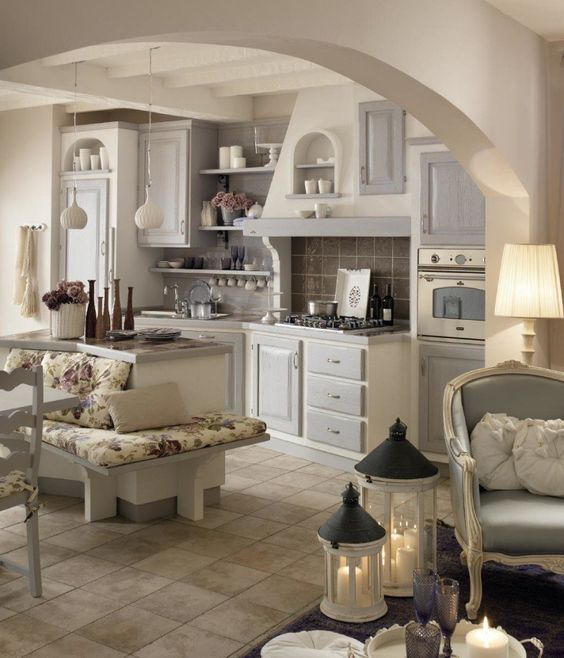 cucina shabby chic