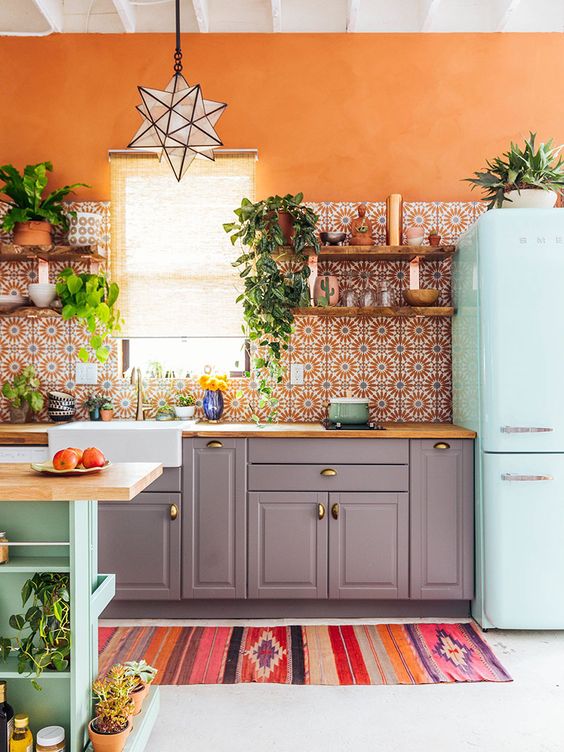 cucina stile bohemien