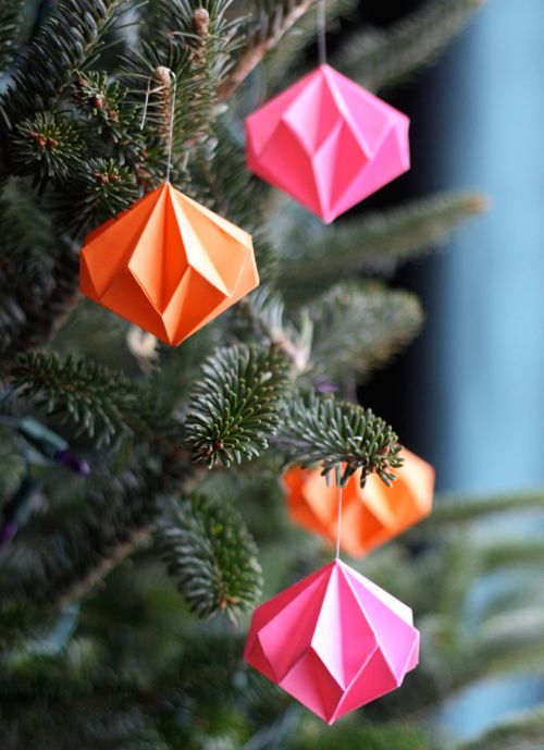 albero con origami