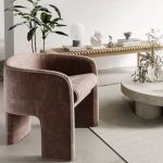 sedie in velluto per soggiorno