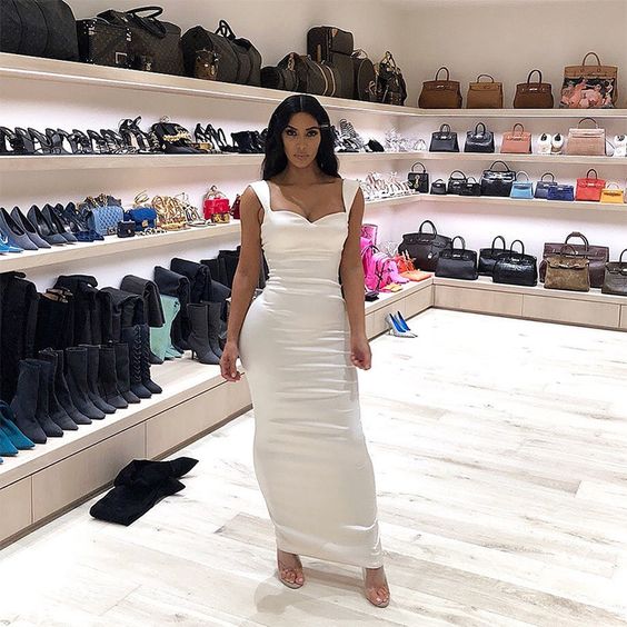 cabina armadio di kim kardashian