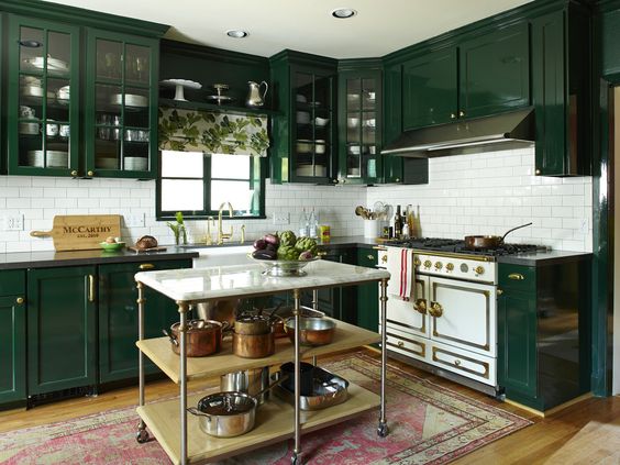 cucina verde idee