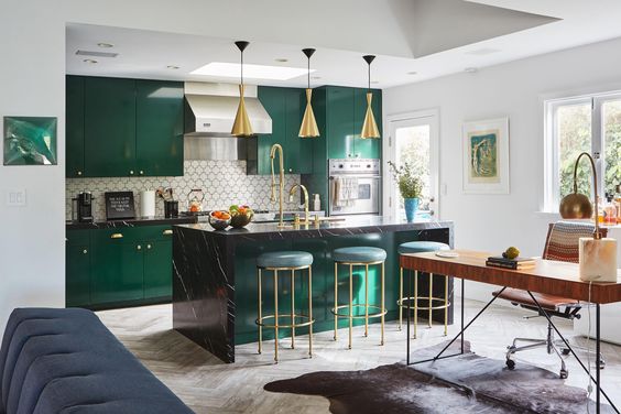 cucina verde idee