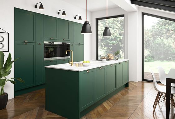 cucina verde idee