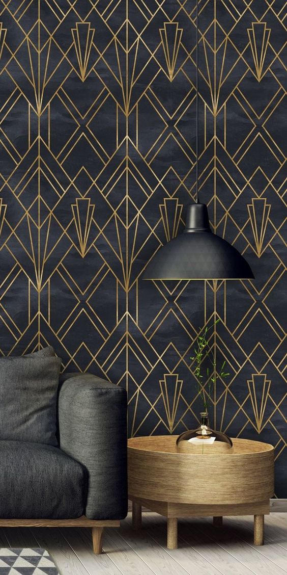 soggiorno art déco