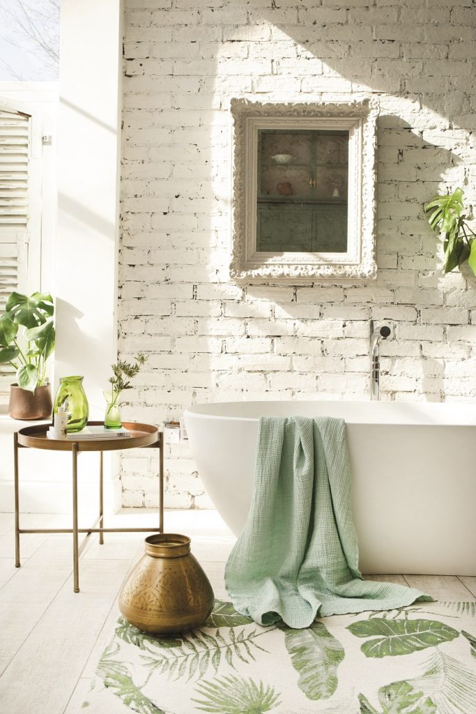 Bagno moderno verde3