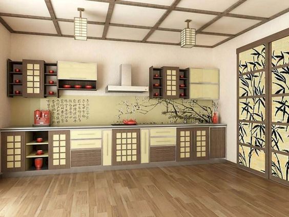 arredamento cucina stile giapponese