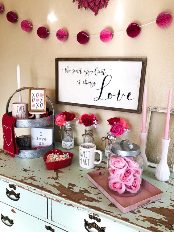 Come decorare casa per San Valentino: idee romantiche