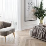 Camera da letto con poltrona