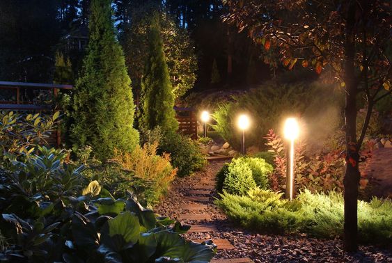 Come illuminare il giardino