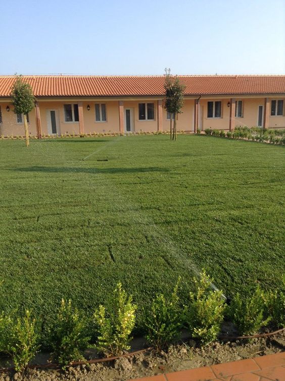 irrigazione del giardino di una casa