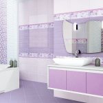 arredare un bagno di lilla