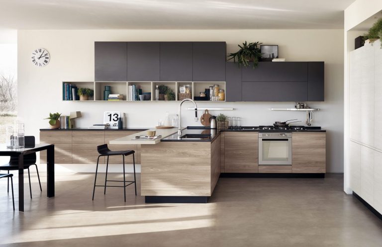 Cucine effetto legno per un ambiente caldo ed elegante - Cose di Casa