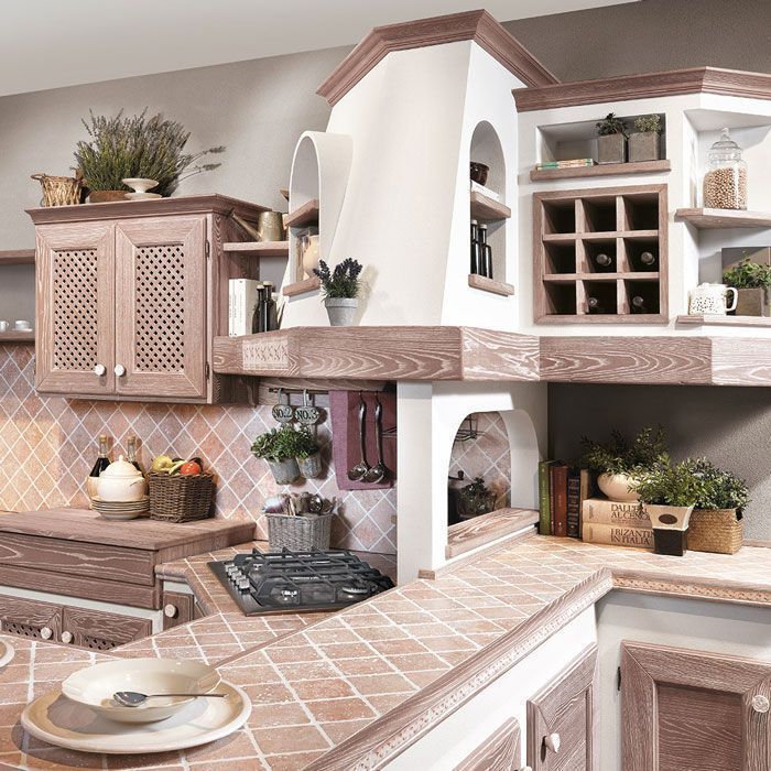 Realizzare una cucina in stile rustico