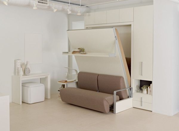 Studio con letto a scomparsa