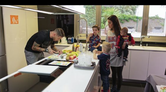 cucina della casa di sergio ramos