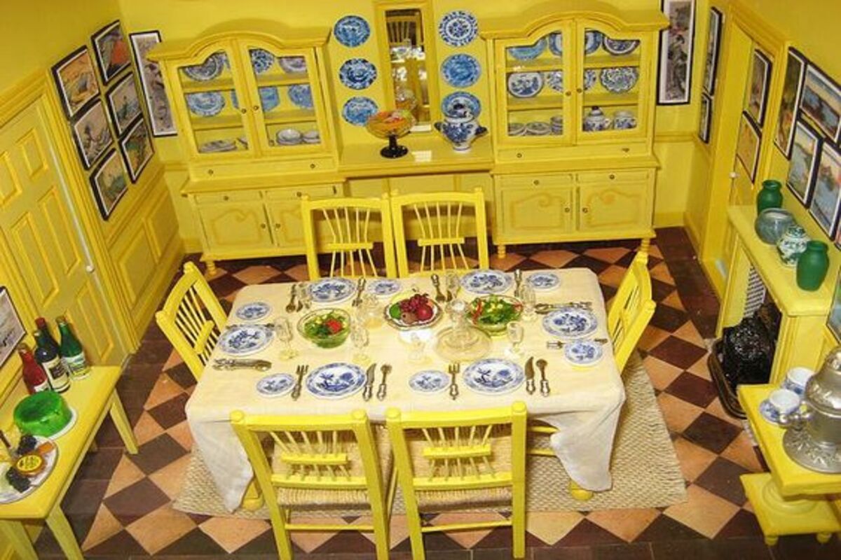 Sala da pranzo gialla