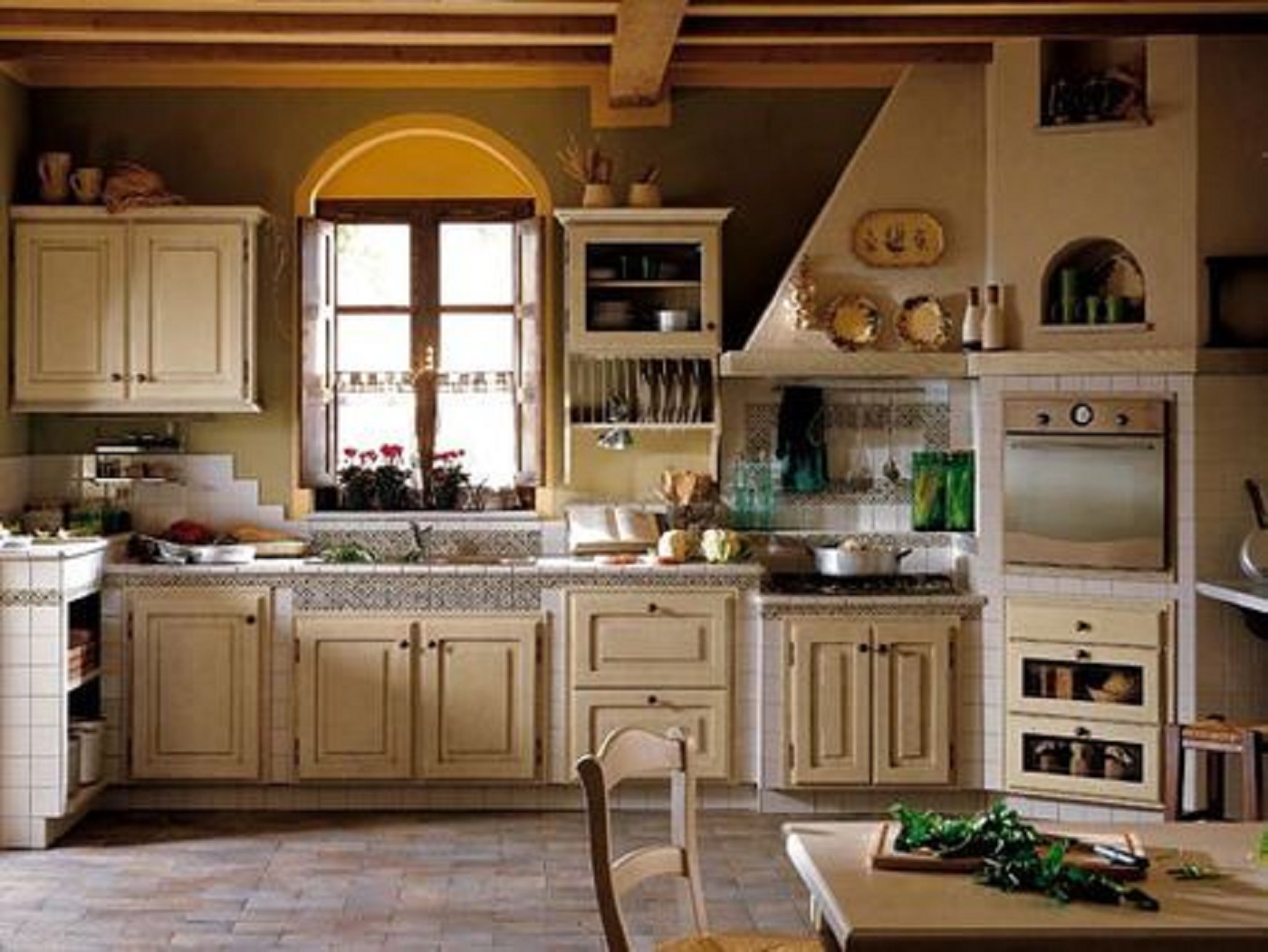 cucine stile rustico toscano spaziose