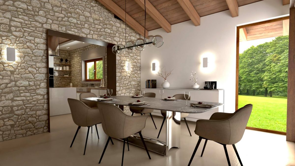 stile rustico moderno casa