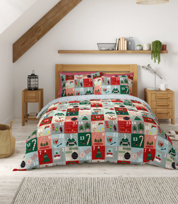 biancheria da letto per natale idee