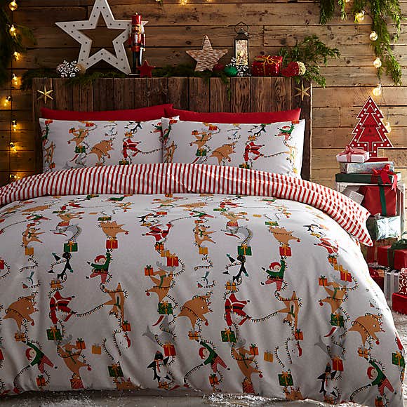 biancheria da letto per Natale migliori idee