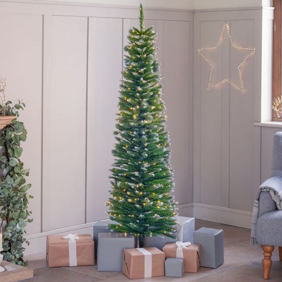 alberi di natale sottili casa