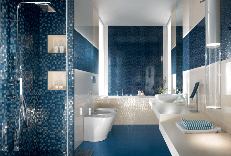 Bagno blu