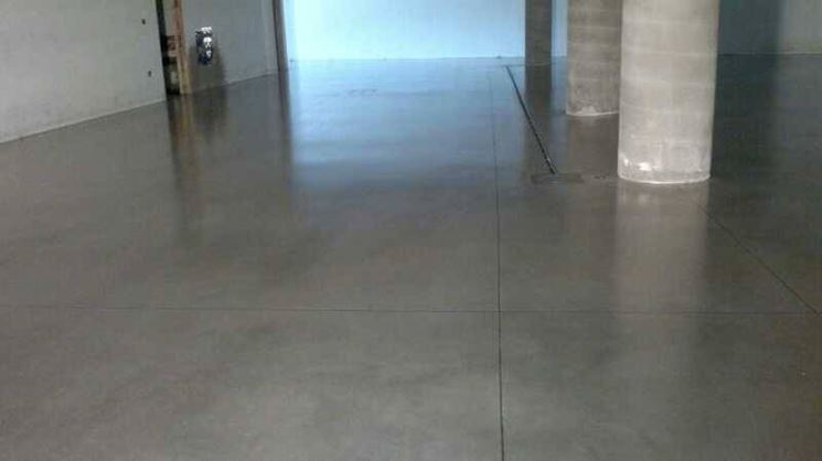 pavimento cemento per interni