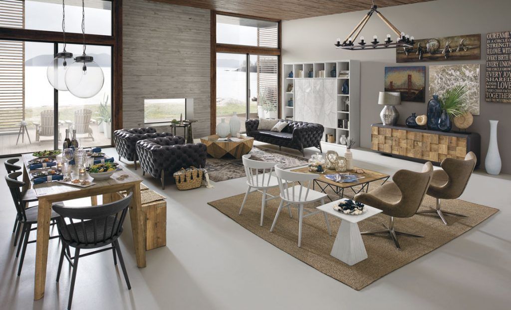 stile urban chic retro, tendenze inverno 2021 arredamento