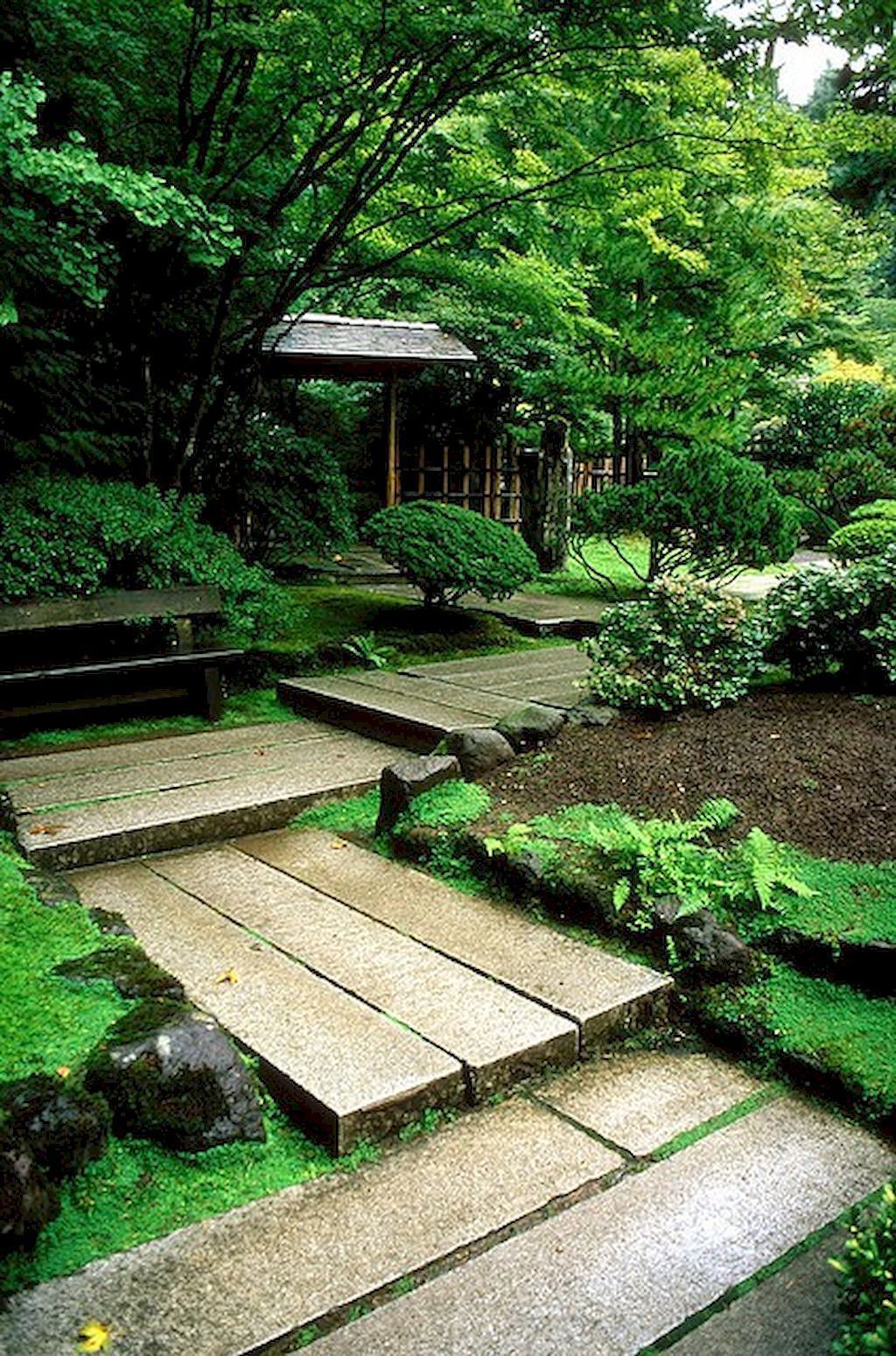 viottolo in giardino giapponese