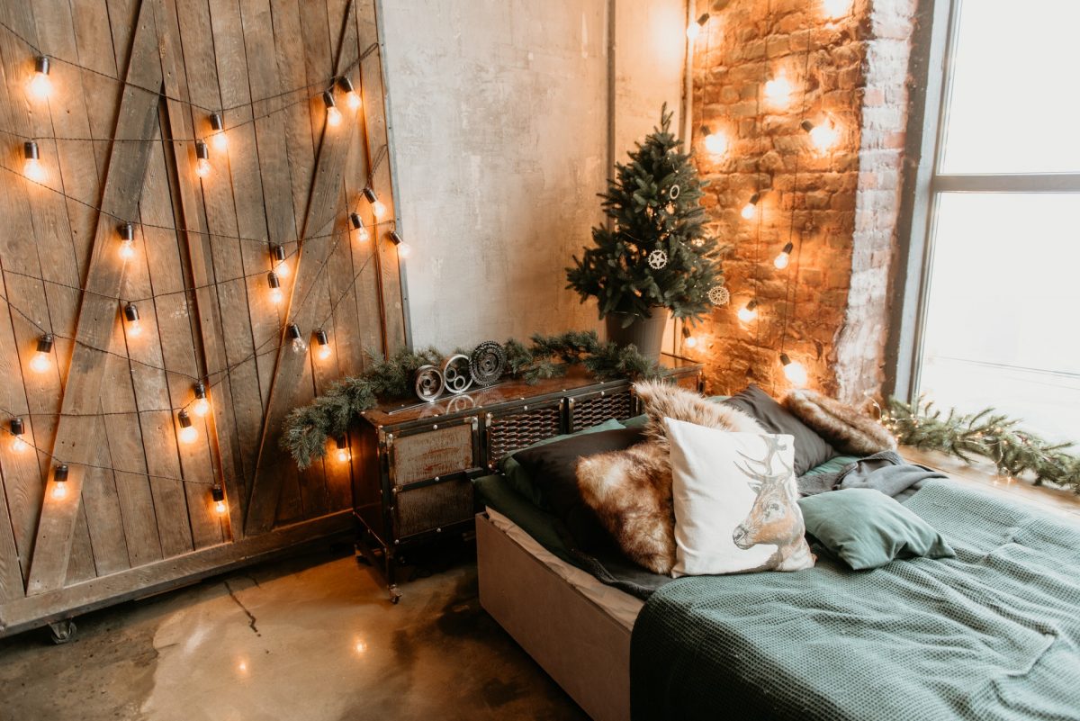 come rendere festosa una casa minimalista a Natale