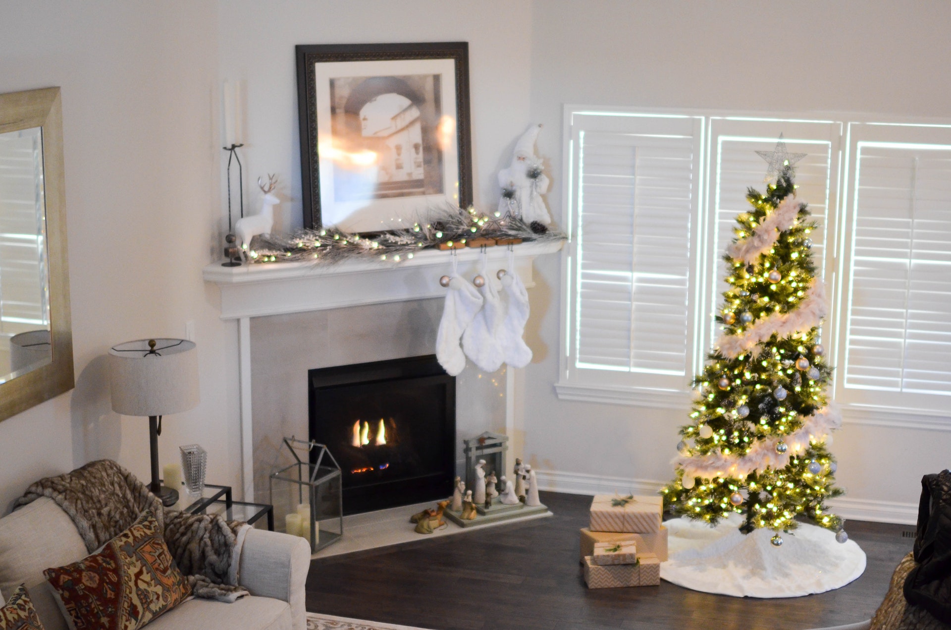 rendere festosa una casa minimalista a Natale
