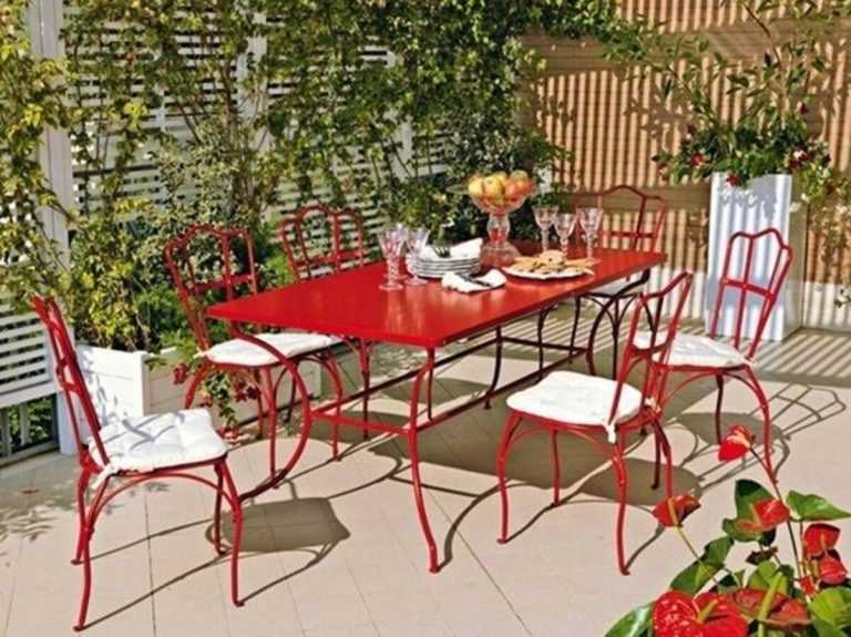 tavolini in ferro giardino