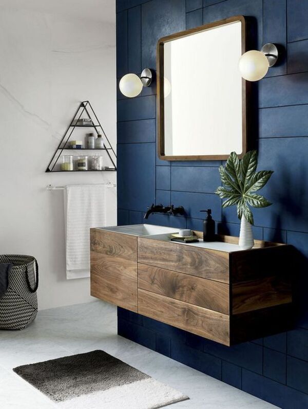 bagno blu