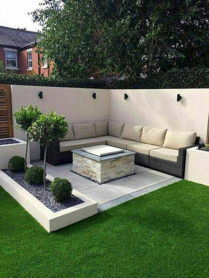 giardino in stile moderno