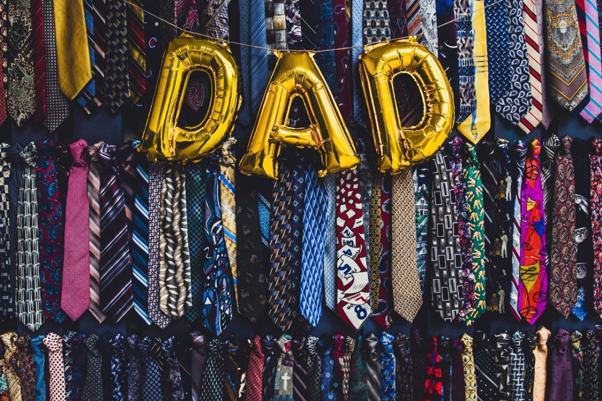 palloncino dad e cravatte